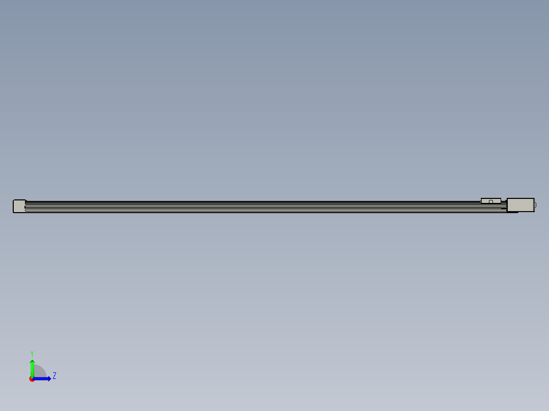 威洛博直线电机模组EB4-L40-S2000-BR-57-MS3左视图