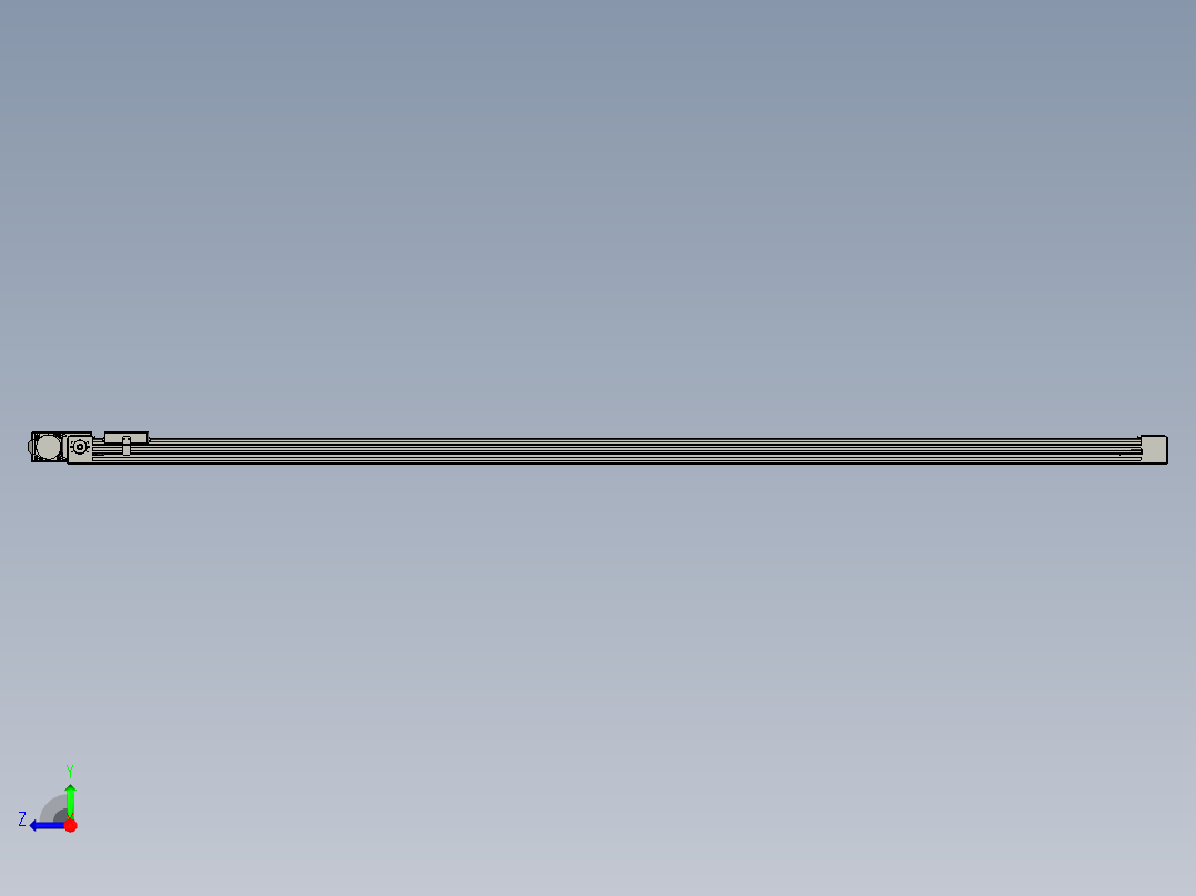 威洛博直线电机模组EB4-L40-S2000-BR-57-MS3右视图
