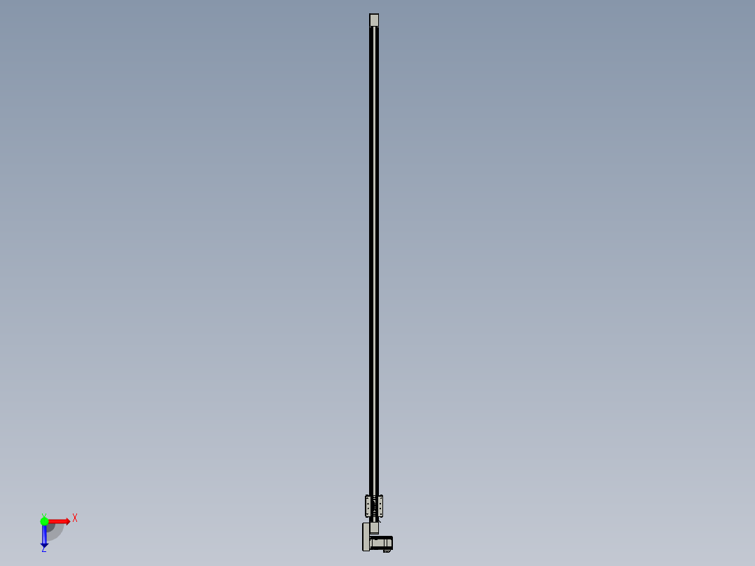 威洛博直线电机模组EB4-L40-S2000-BR-57-MS3俯视图