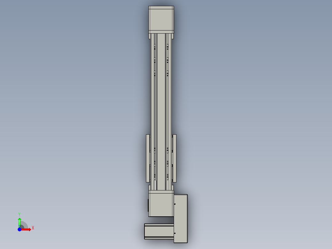 欧规系列-GB8-L96-S350-BR-P40-MS3前视图