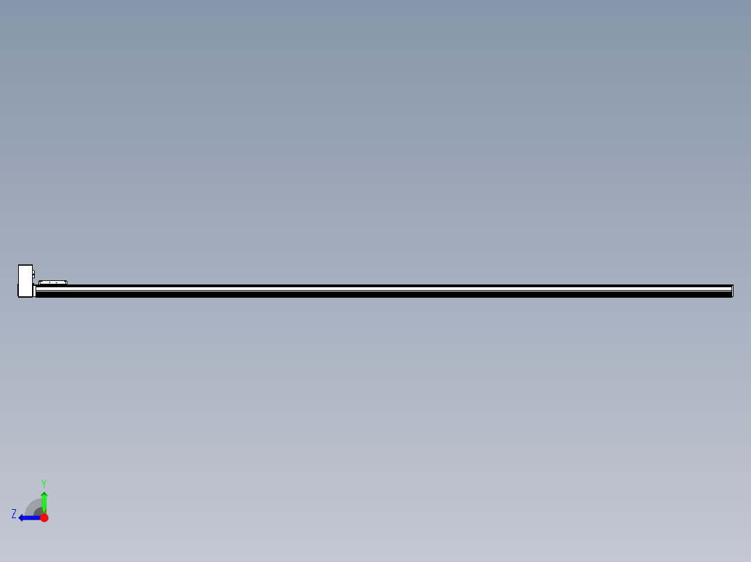 同步带全封闭直线模组TPA-HCB-105D-90-L3000-RU-Y-P20-N3右视图
