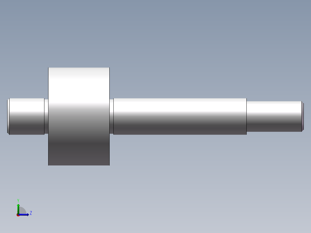 轴类加工工艺设计左视图