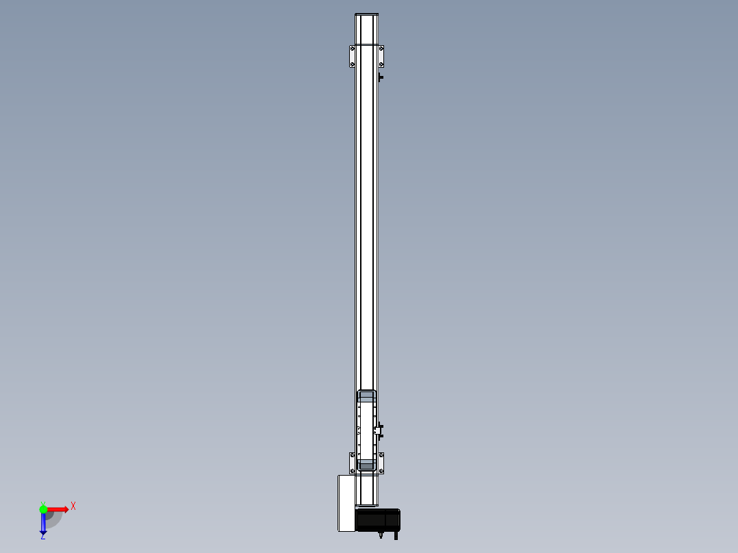 Toyo东佑达直线模组-M65-S-950-L-M40-C4俯视图