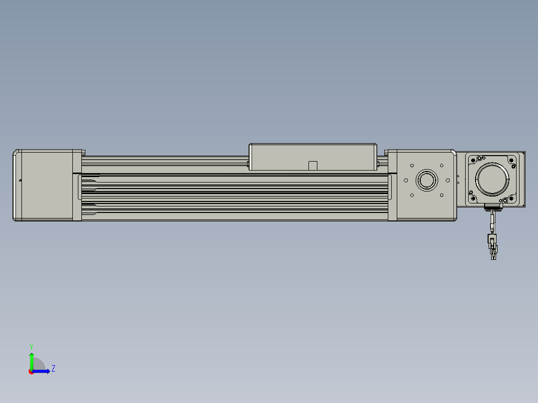 威洛博直线电机模组EB16-L208-S250-BL-ZP75-MS3-5K左视图