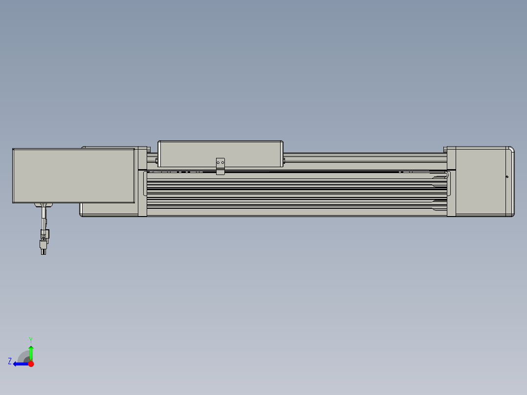 威洛博直线电机模组EB16-L208-S250-BL-ZP75-MS3-5K右视图