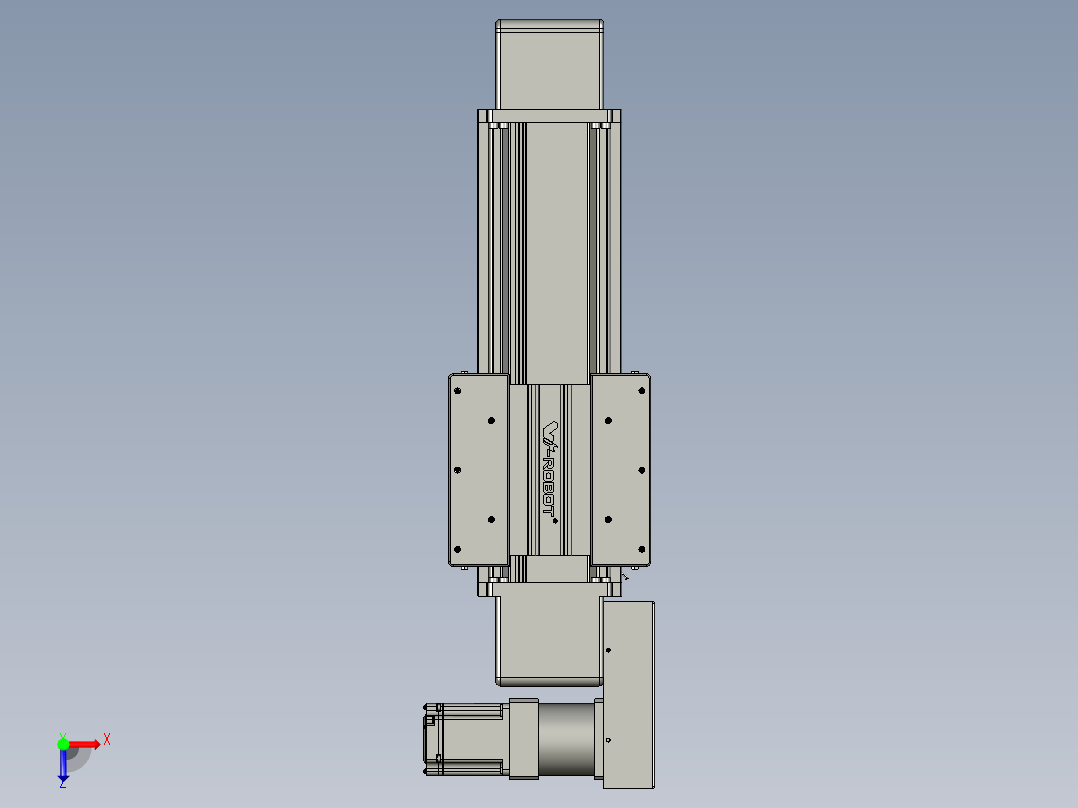 威洛博直线电机模组EB16-L208-S250-BL-ZP75-MS3-5K俯视图