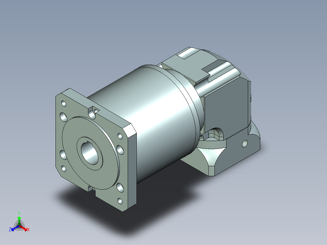 直齿孔ZPLF160-L3 22-110-145-M8.stp正等轴测图