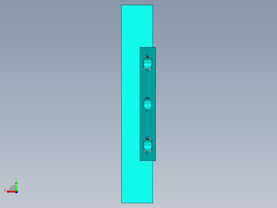 德克斯TUNKERS气缸数模KS_100_2_SD_A01_3D_xSET4后视图