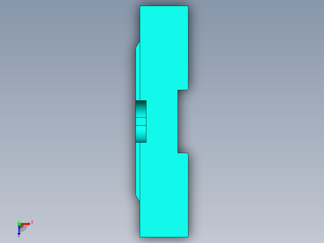 德克斯TUNKERS气缸数模KS_100_2_SD_A01_3D_xSET4俯视图