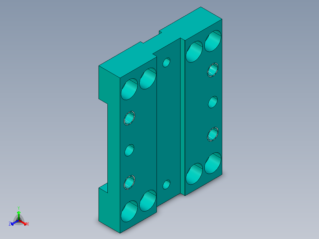 德克斯TUNKERS气缸数模KS_100_2_SD_A01_3D_xSET4正等轴测图