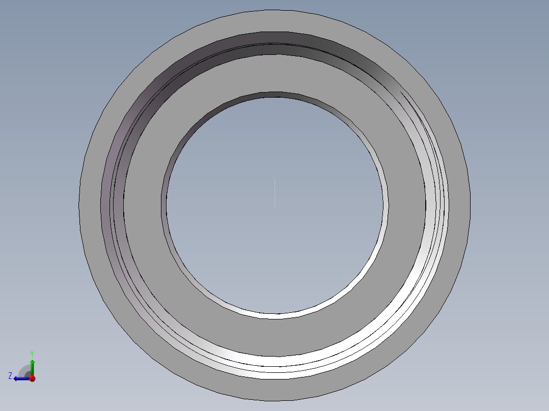 管箍-异径有边 DN40-DN25右视图