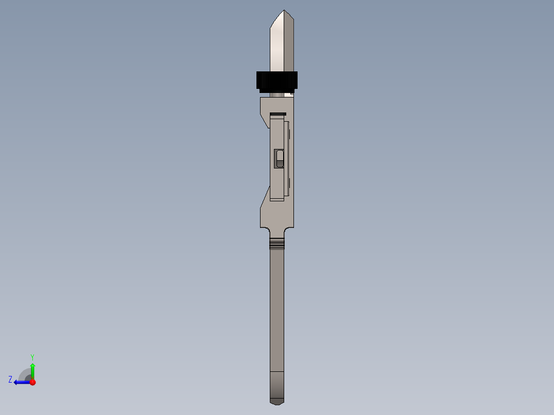 游标卡尺右视图