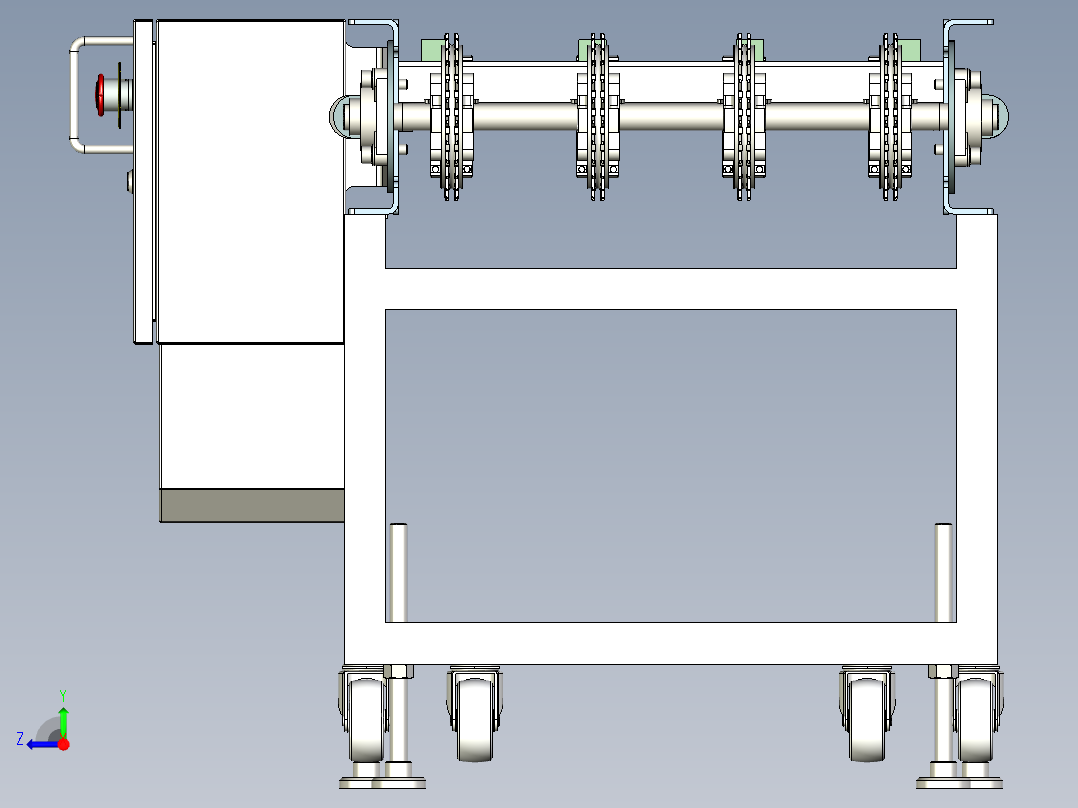 输送线模块右视图
