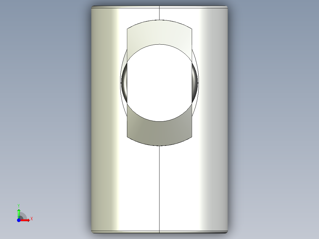 型材-BR 10-10 0_QUICK CONNECTOR KJN535057前视图