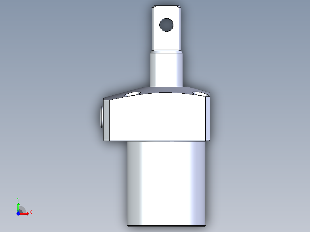 KOSMEKLHA0360-Gx-P_R02多系列多零件图纸模型前视图