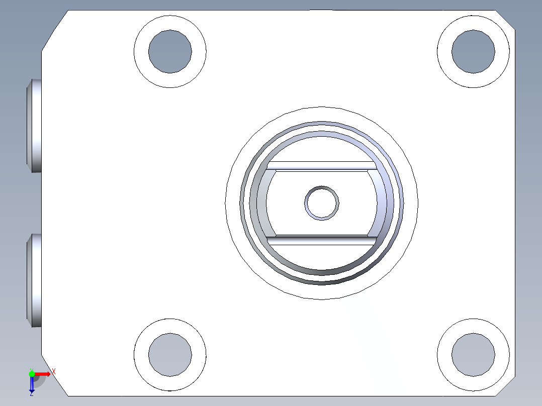 KOSMEKLHA0360-Gx-P_R02多系列多零件图纸模型俯视图