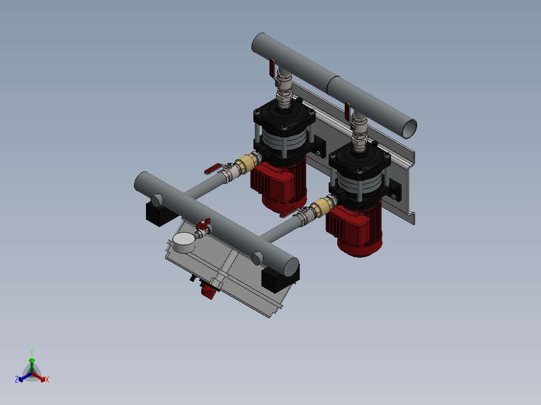 10巴泵正等轴测图
