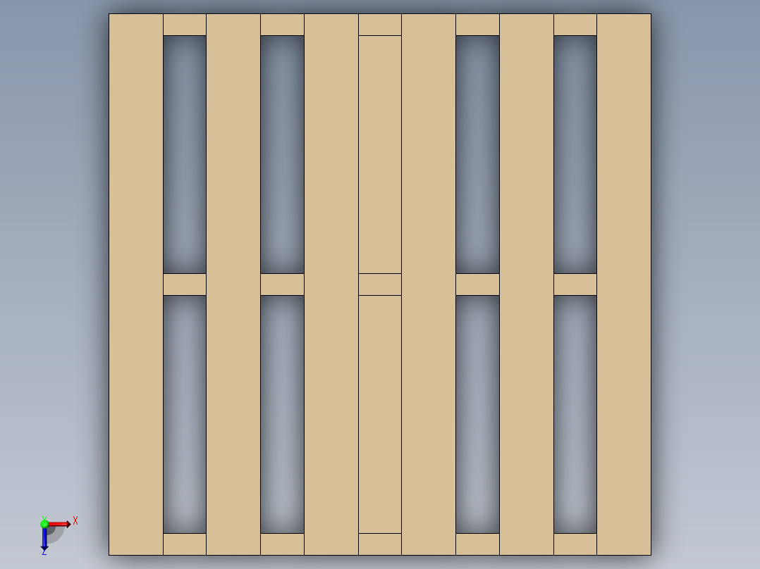 托盘 设计模型 (30)俯视图
