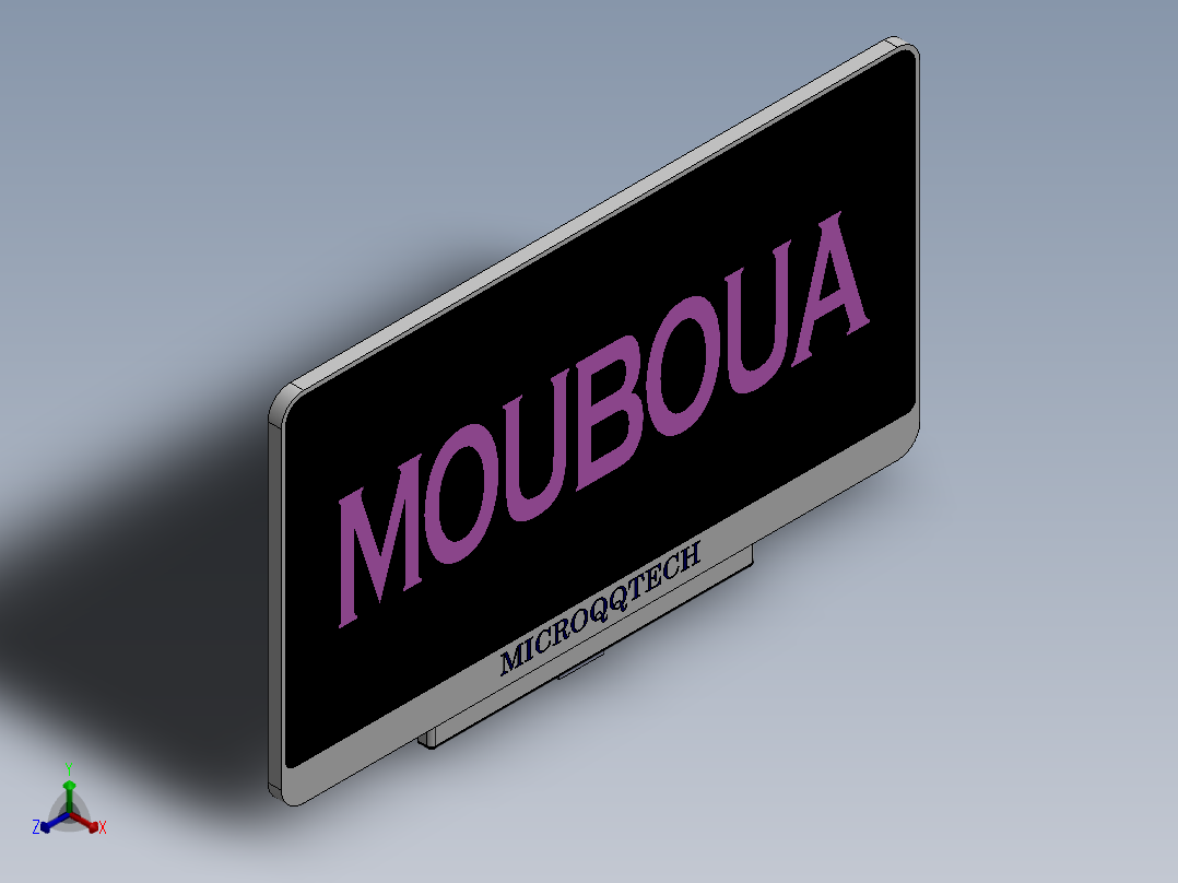 麻醉机正等轴测图