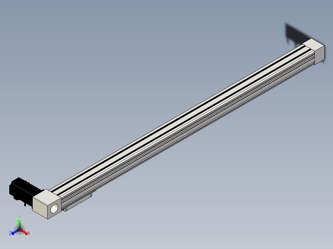 Toyo东佑达直线模组-M65M-X78-1100-L-M40-C4主视图