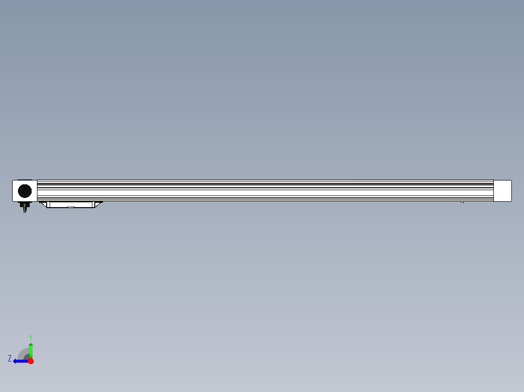 Toyo东佑达直线模组-M65M-X78-1100-L-M40-C4右视图