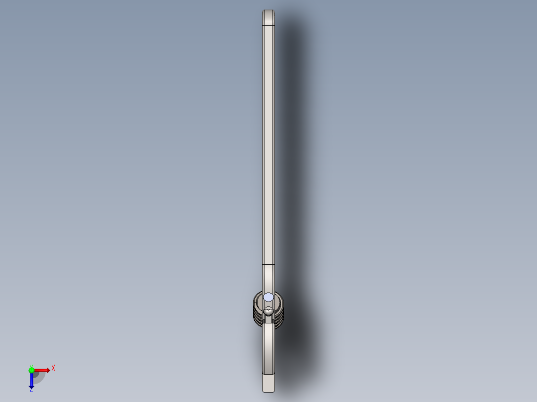 活口扳手俯视图