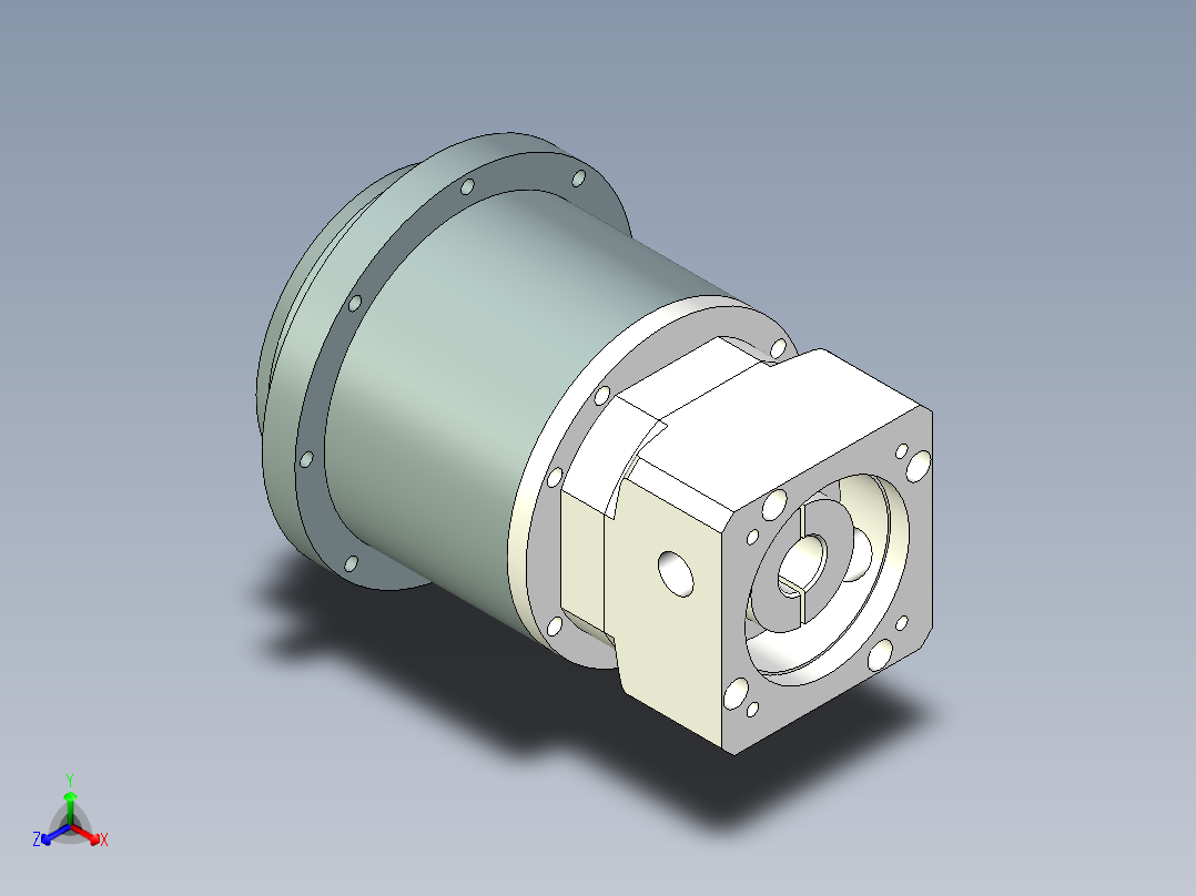 直齿PLH120-L3 19-70-90-M5.stp主视图