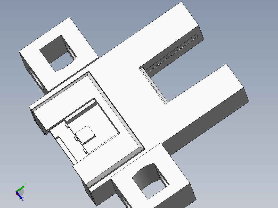 260系列槽型光电（插拔式）-FC-SPV266Z-D主视图