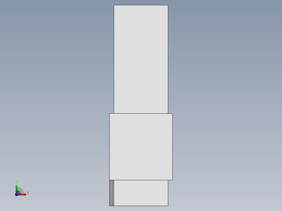 260系列槽型光电（插拔式）-FC-SPV266Z-D前视图
