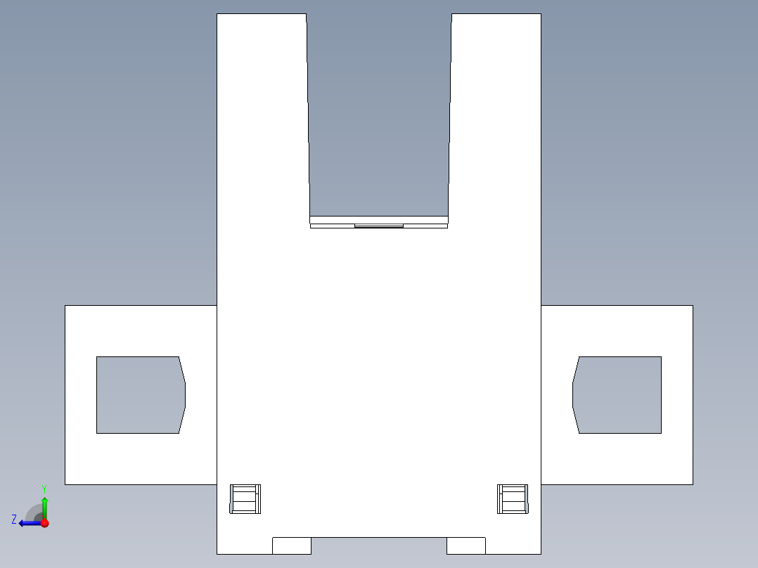 260系列槽型光电（插拔式）-FC-SPV266Z-D右视图