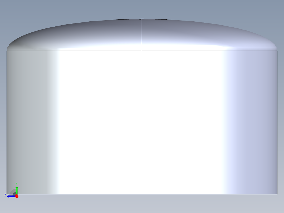 聚氯乙烯配件19-Sch80_Cap_SOC_847-080 _8in右视图