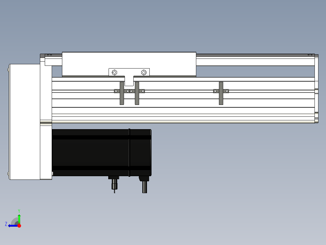 Toyo东佑达直线模组-ETH22-150-BM-750W+煞車右视图