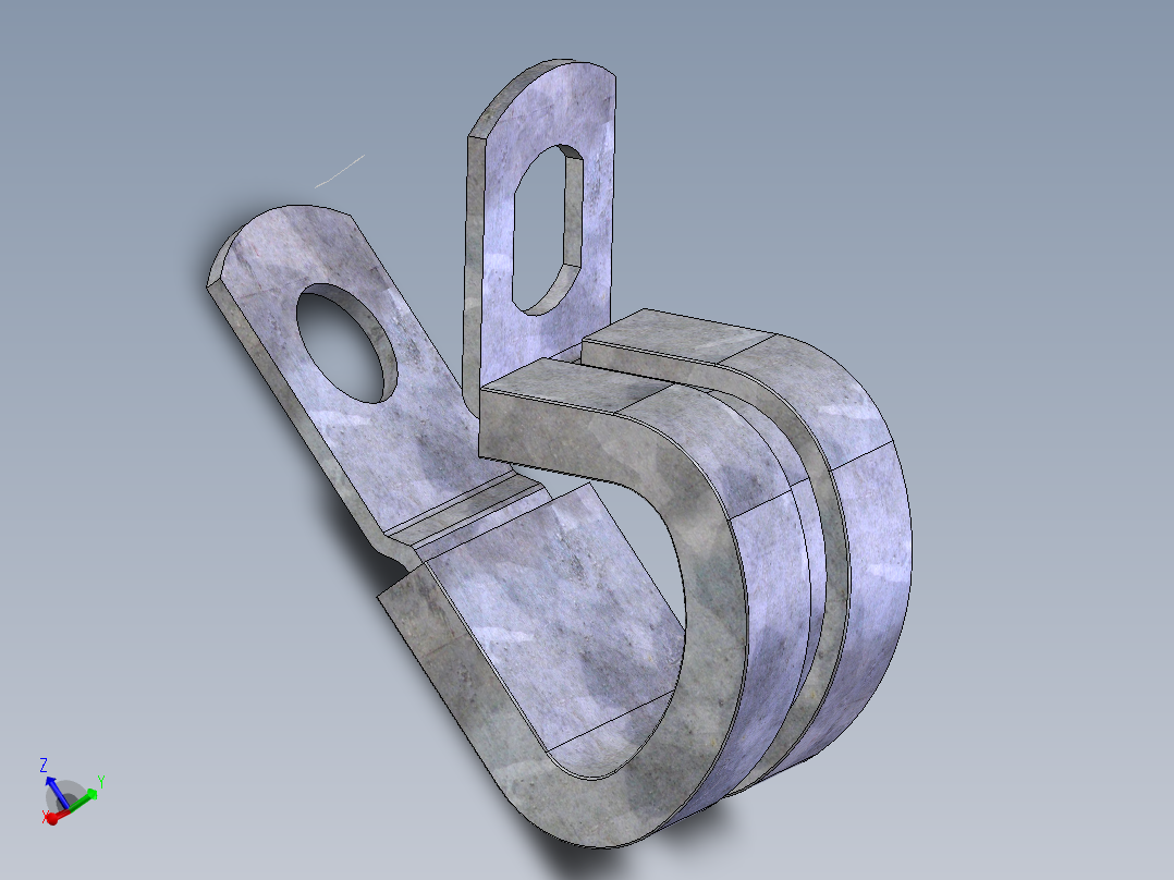 CL-9软管夹主视图