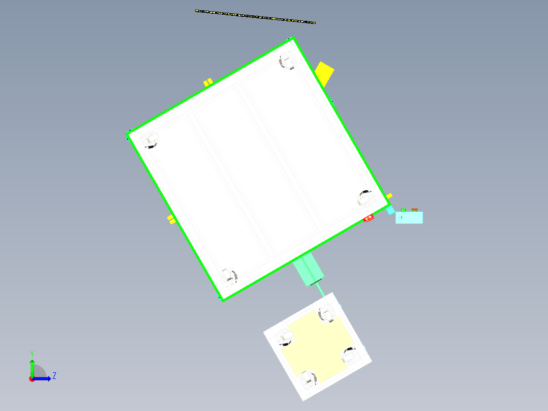 C4_自动化转盘铆压机、铆接机左视图