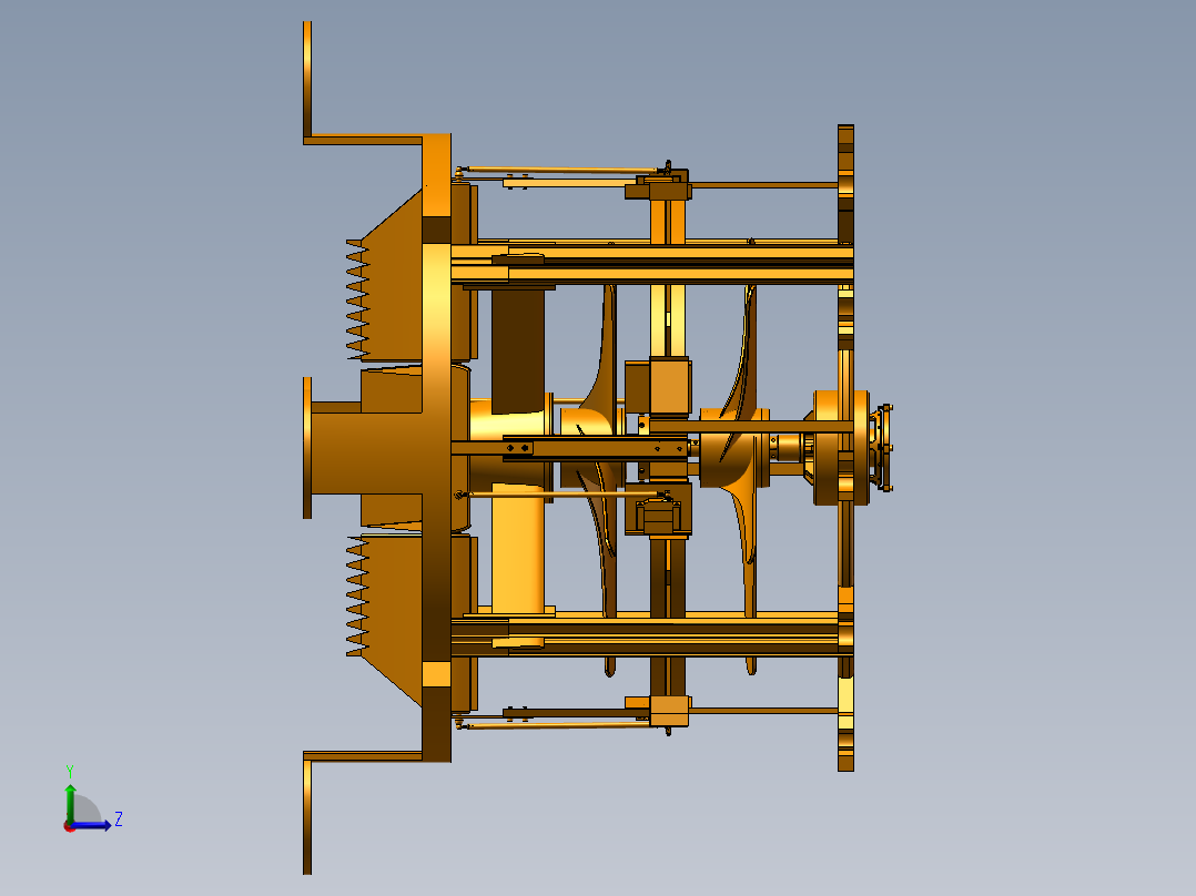 B13-垂直升降无人机左视图