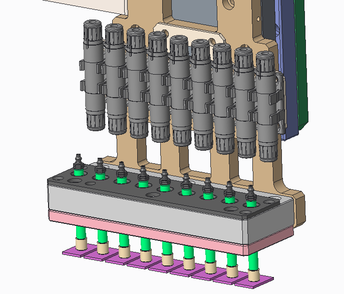 双工位多吸嘴龙门式取放模块proe5.0可编辑