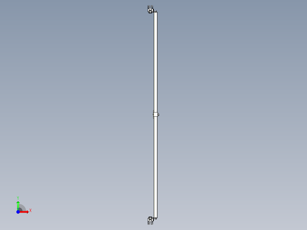 基恩士SL-JB119_back-mount_kc图纸模型前视图