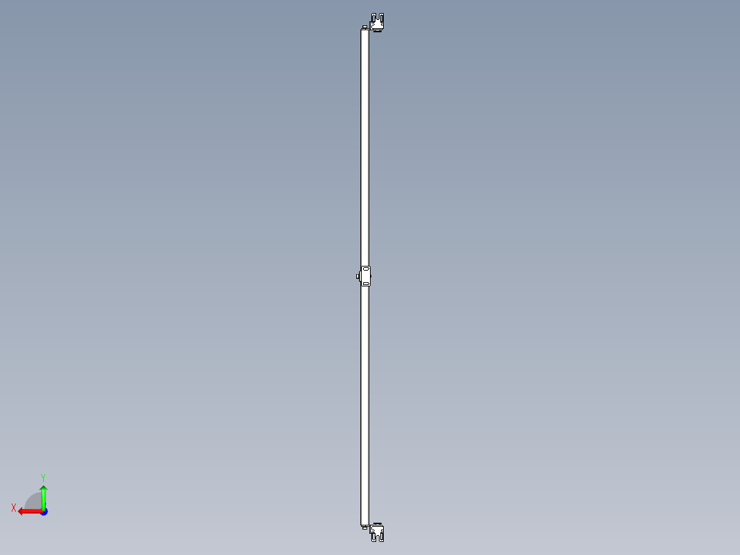 基恩士SL-JB119_back-mount_kc图纸模型后视图
