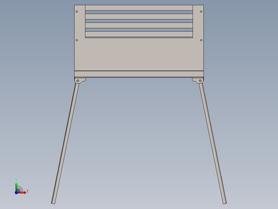 便携烤箱前视图