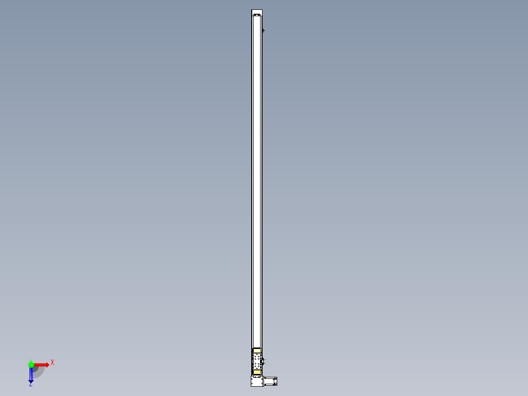 Toyo东佑达直线模组-M80M-S-X102-2500-L-M40-C4俯视图