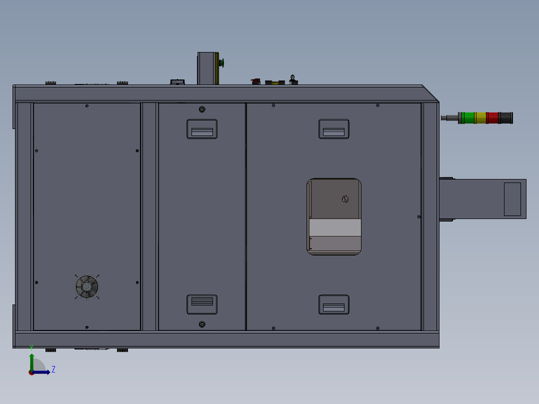 71 检测设备左视图