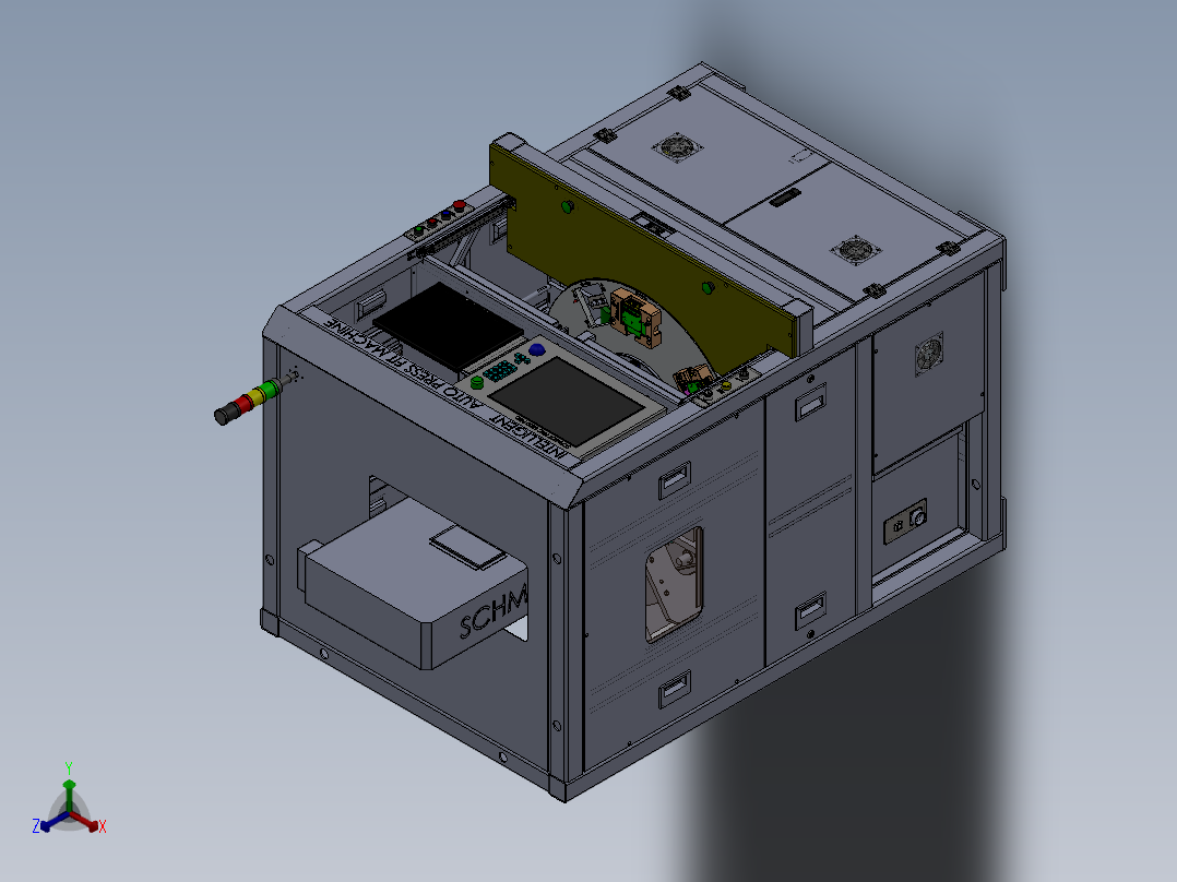 71 检测设备正等轴测图