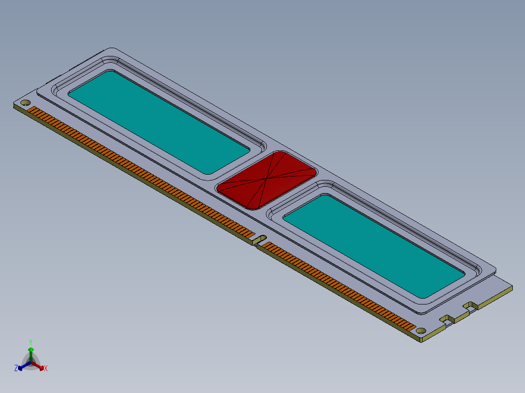 内存条 (7)正等轴测图