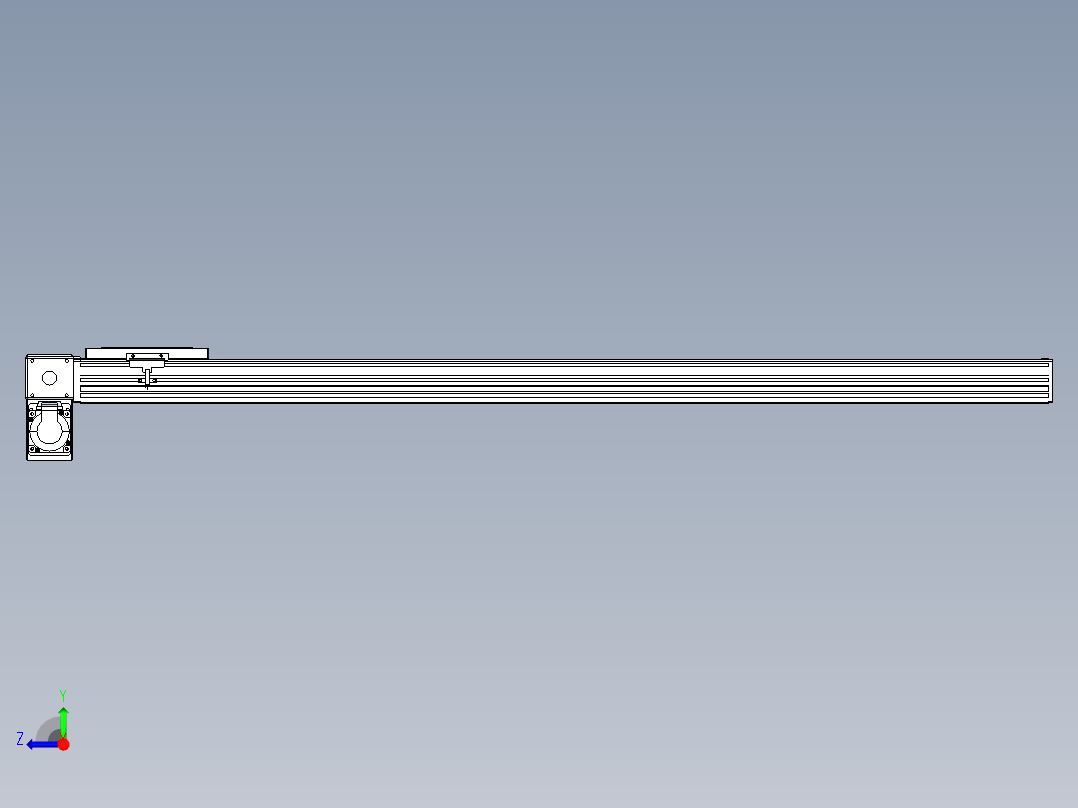 同步带全封闭直线模组TPA-HCB-120D-90-L1150-LP-C-P40-N3右视图