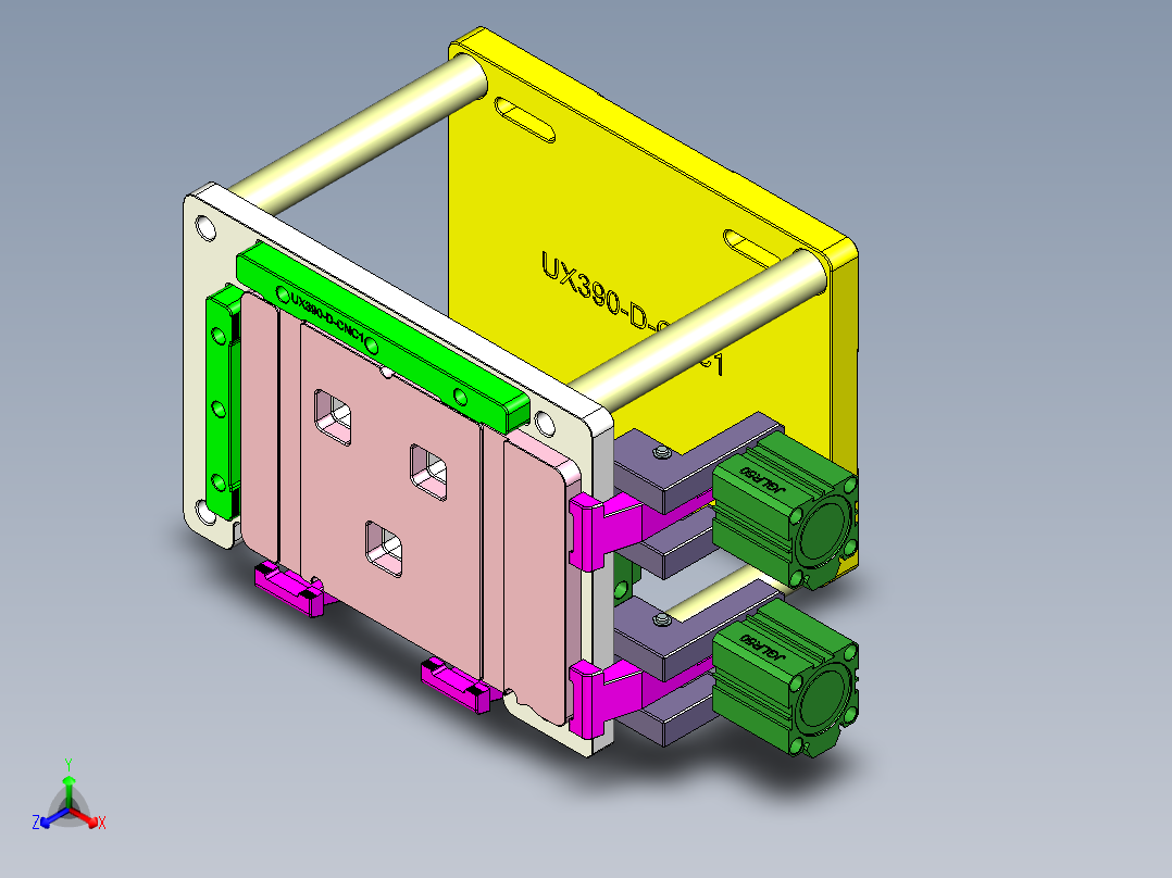 UX390-D-CNC1-0321正等轴测图
