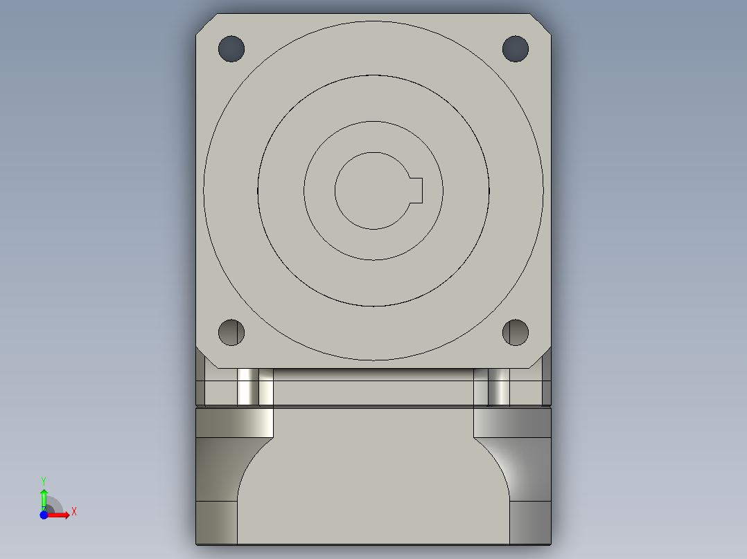 斜齿孔ZPGH115-L2 19-95-130-M8 KCZ25.STEP前视图