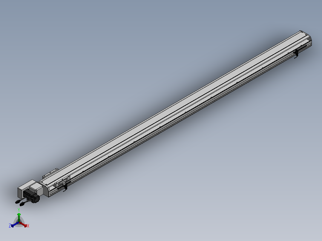 精密模组MT100-L78-1800-L-M10-C4正等轴测图