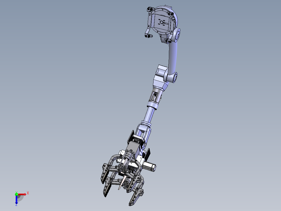 无人机手臂俯视图
