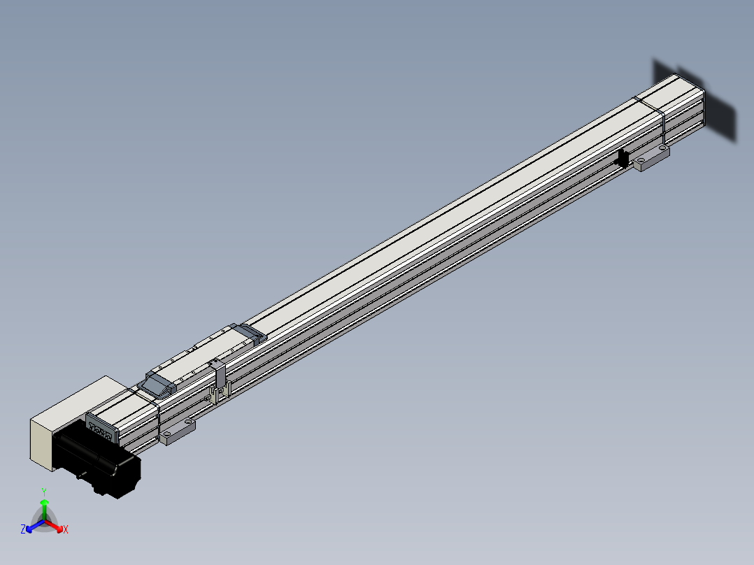 Toyo东佑达直线模组-M65-S-X52-800-L-M40-C4正等轴测图