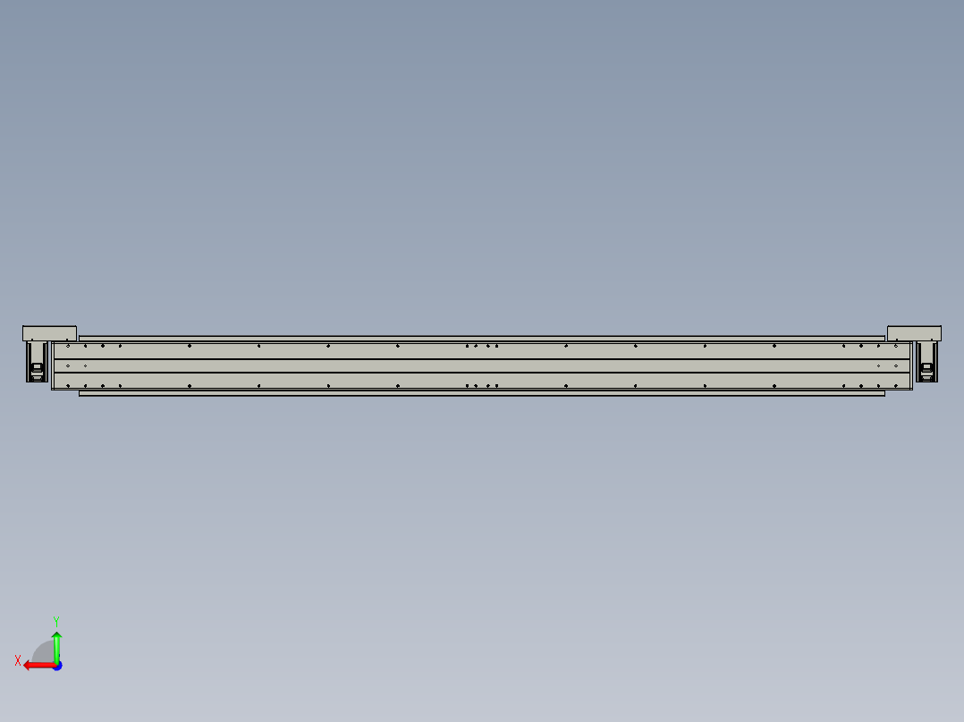 威洛博双电机滑台-VBC14S2-L50-S1900-BLR-P40-C6后视图